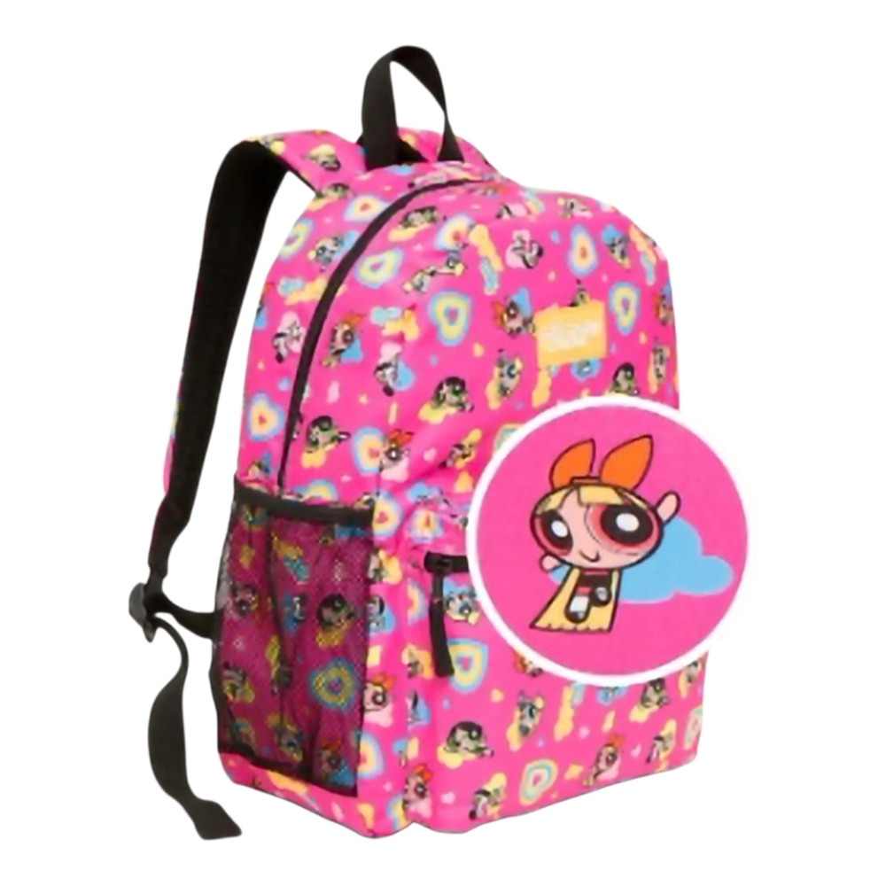 y Powerpuff Girls Kids Backpack Pink Cartoon School Bag Lightweight Trave